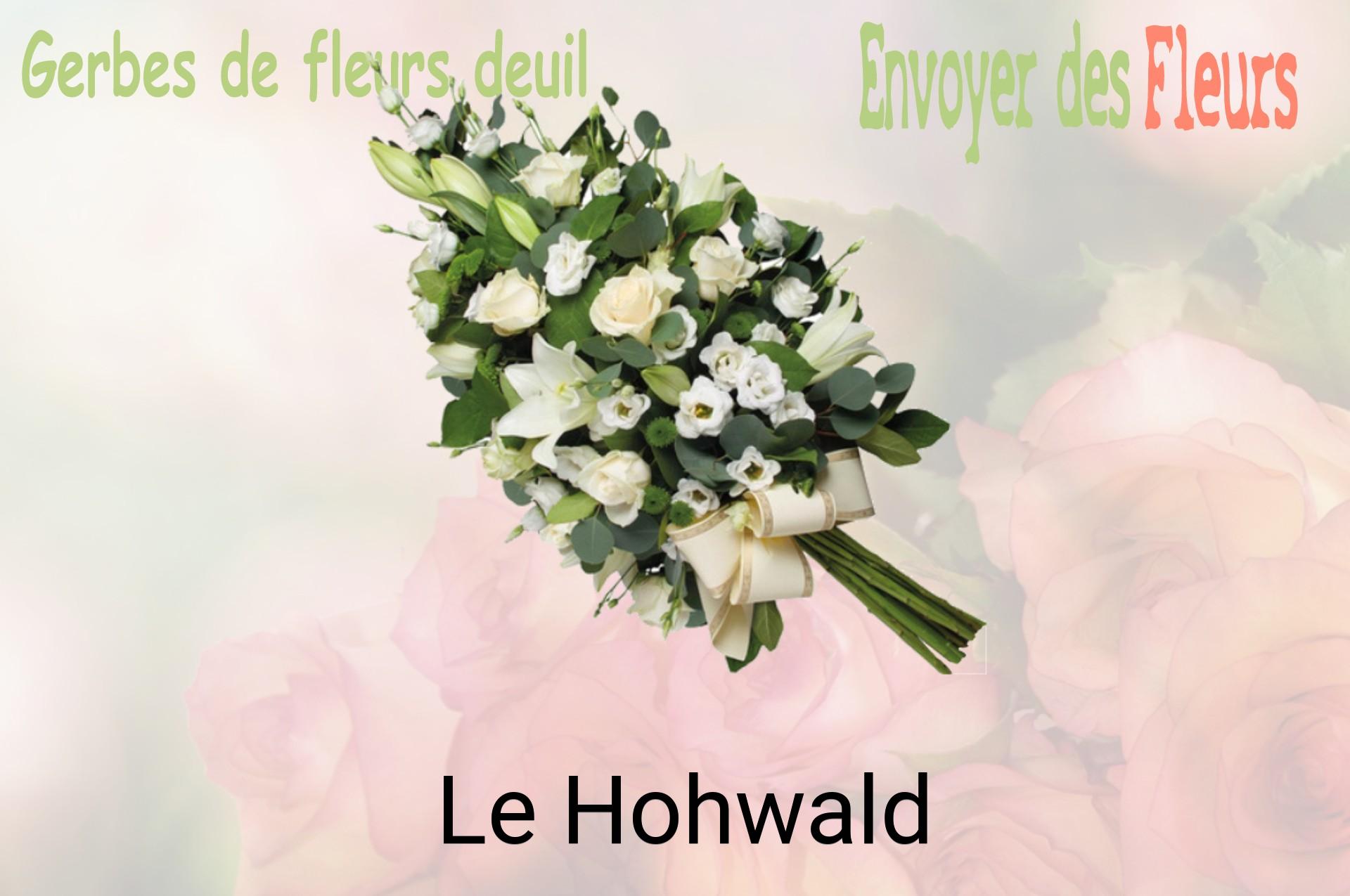 Gerbe de fleurs de deuil livrée à Le Hohwald